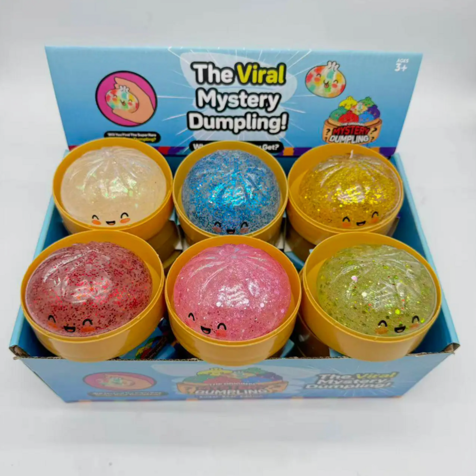 Liffy Colorful Glitter Dumpling Shape Squishy