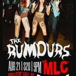Octopus Records The Rumours and The MLCs. Friday August 21 Ticket