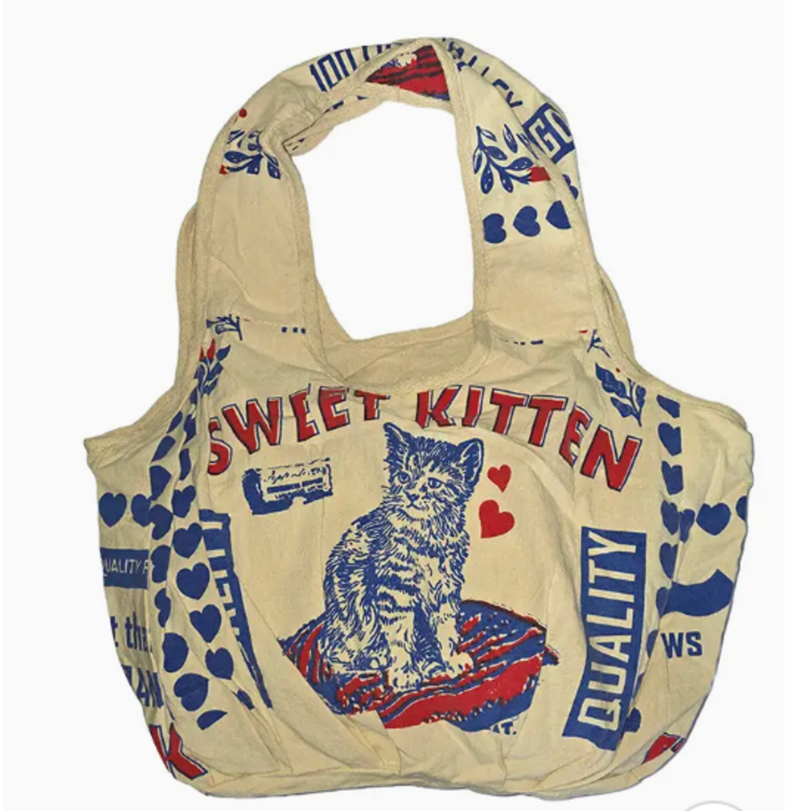 Kathmandu Imports Kitten Print Cotton Bag 799