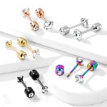Hollywood Body Jewelry Screw Back Earrings