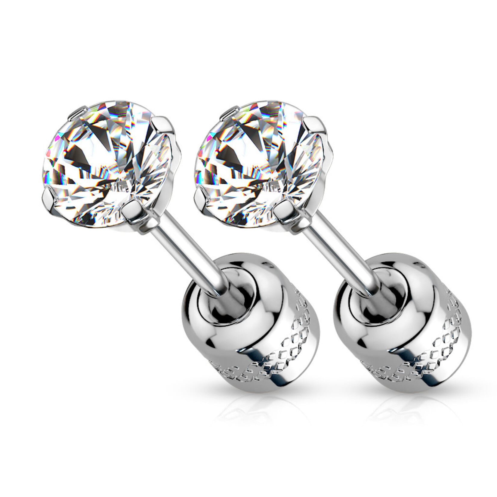Hollywood Body Jewelry Screw Back Earrings