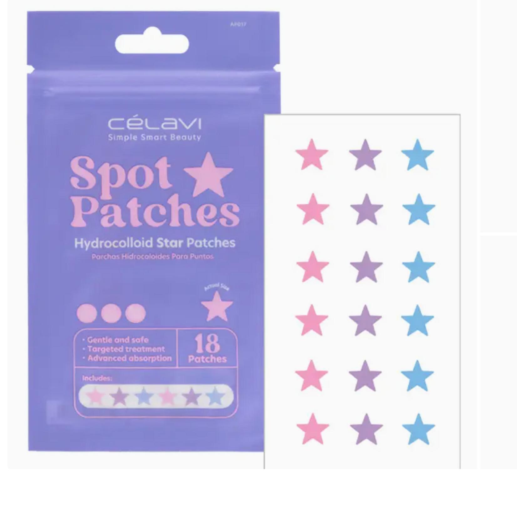 PINEAPPLE Beauty AP017 Stars Acne Hydrocolloid Spot Patches