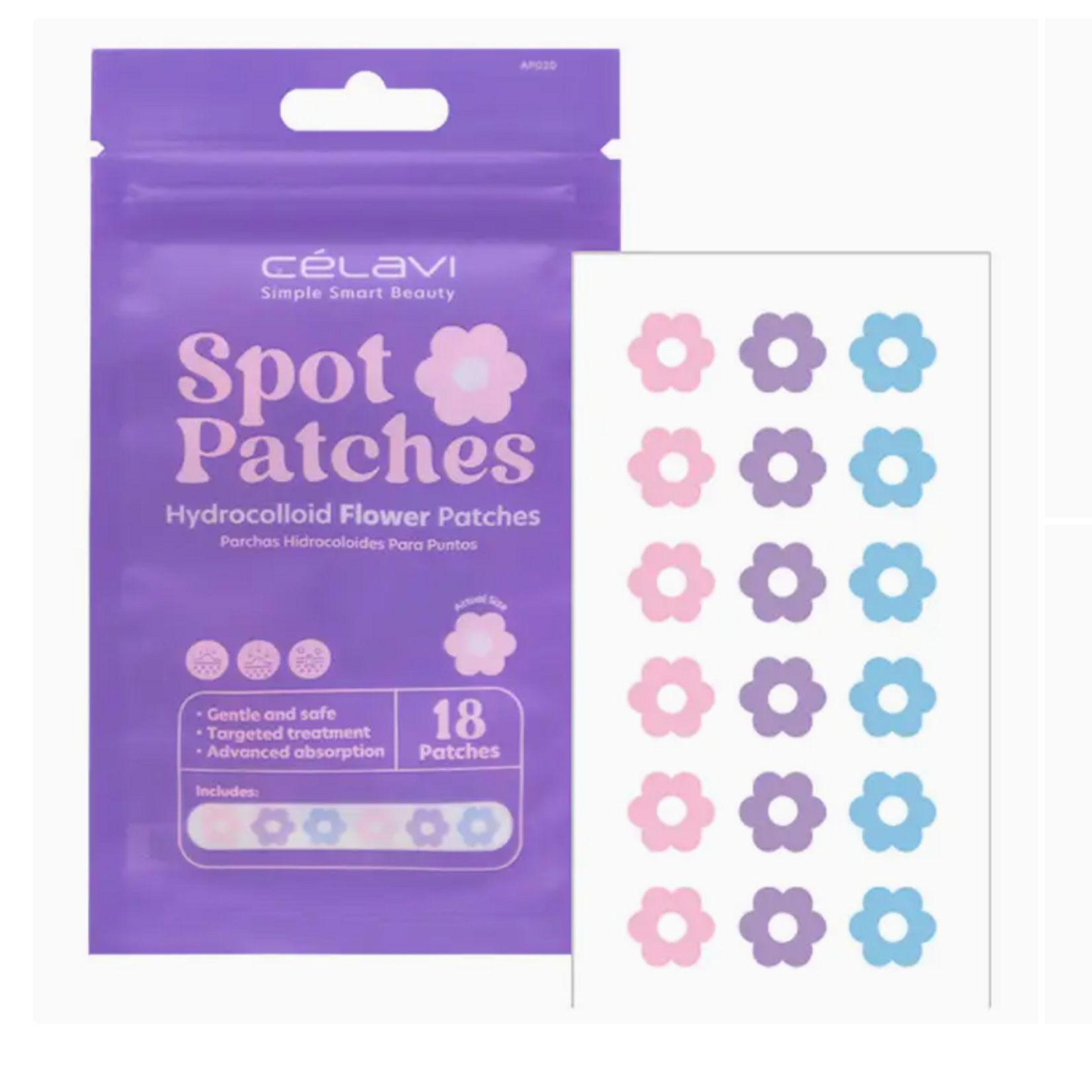 PINEAPPLE Beauty AP020 Flower Acne Hydrocolloid Spot Patches