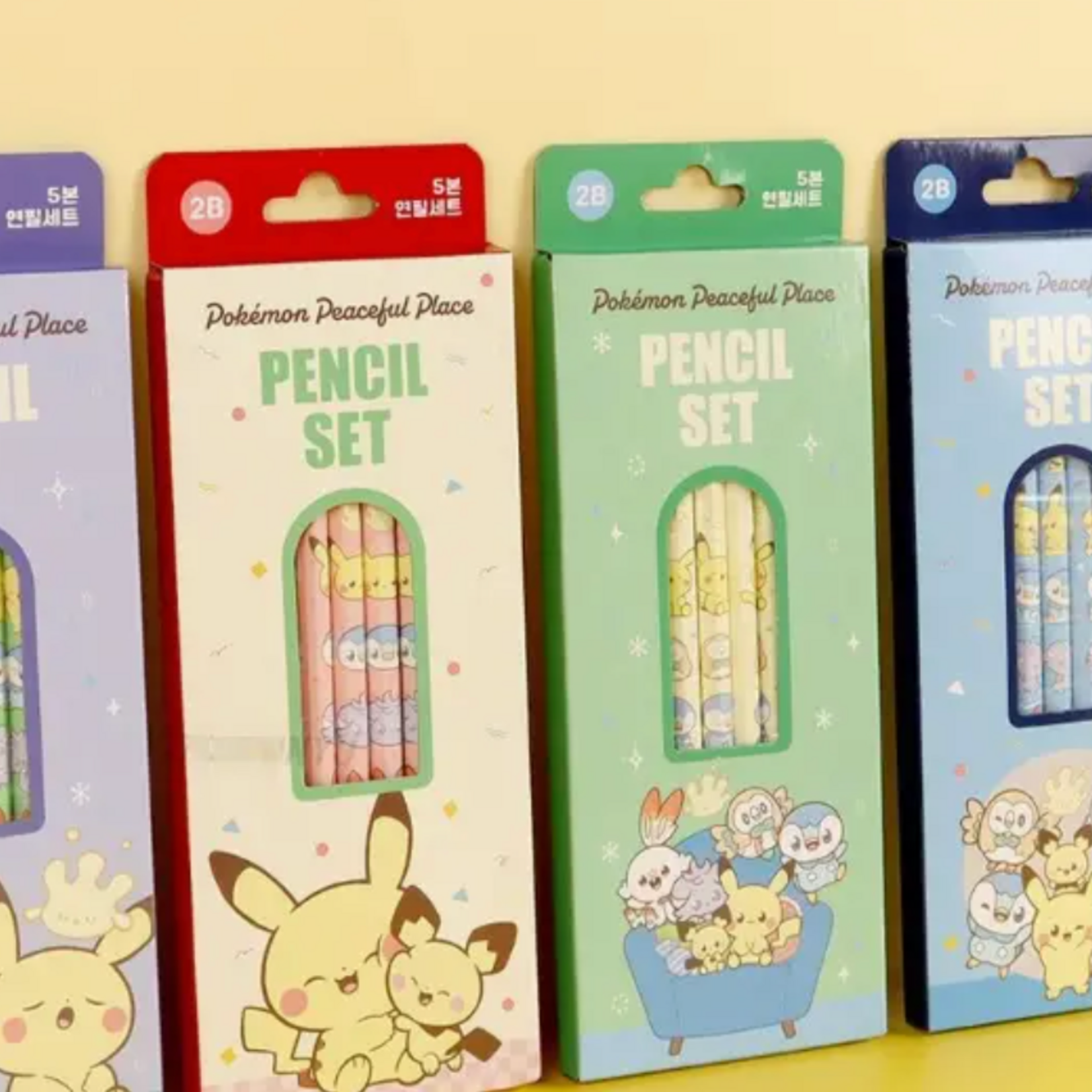 K-Wonderland Pokémon Peaceful Place School 5-Pencil Set 8802035130743