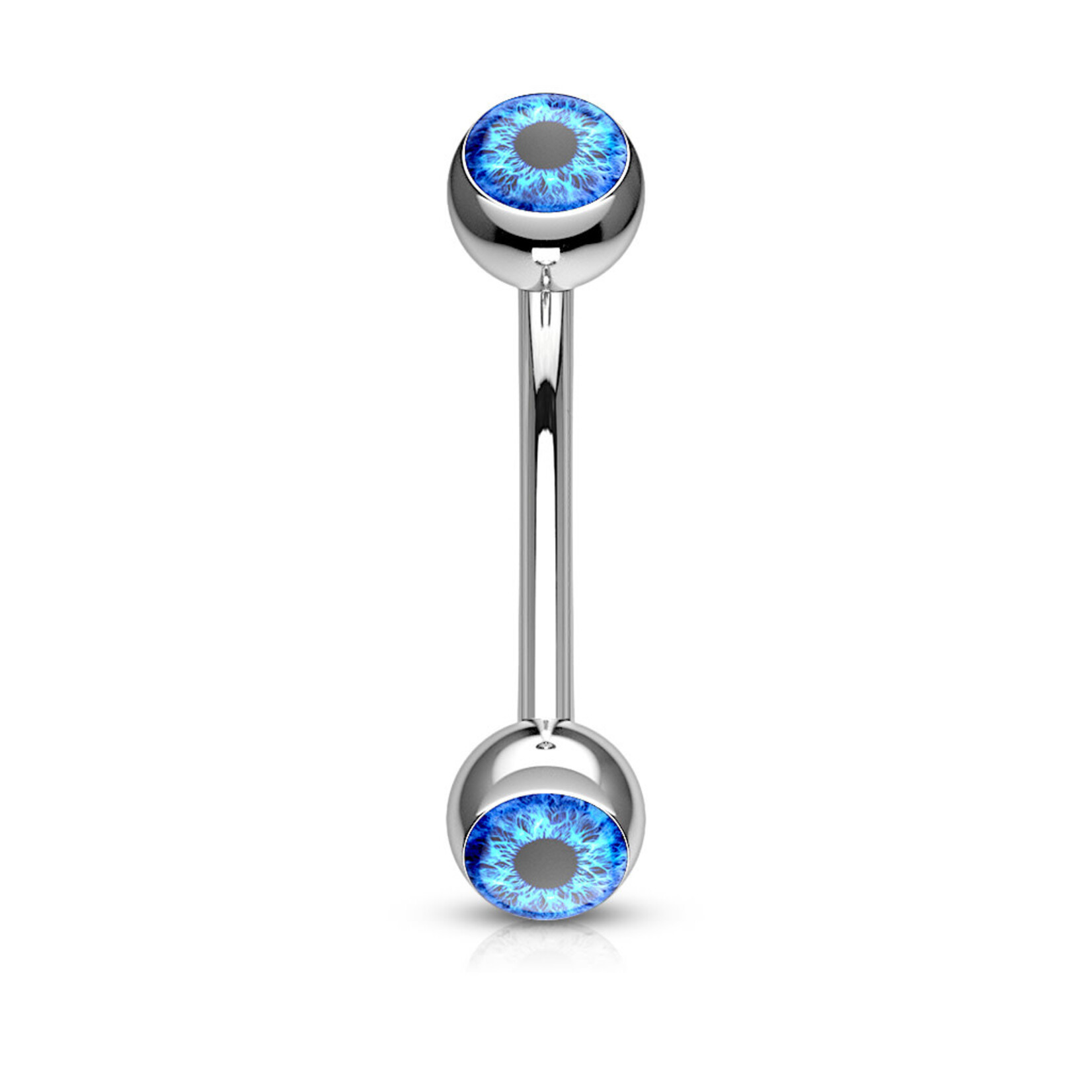 Hollywood Body Jewelry Eyeball Bent Barbell