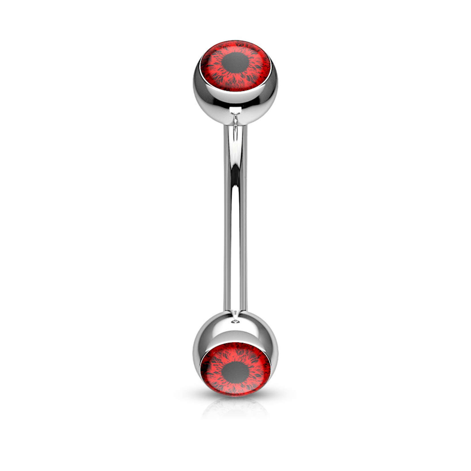Hollywood Body Jewelry Eyeball Bent Barbell
