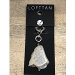 Lofttan Aqua Terra Jasper Slab Pendant - Silver