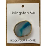 Livingston Co. Rock Your Phone -The Room Was Dark Bright Teal