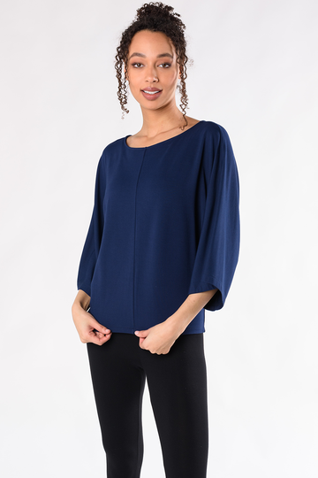 Beckett Wide Sleeve Top - Harbour Rose 