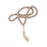 Indaba Tassel Prayer Beads Pink