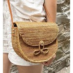 Pokoloko Bali Half Moon Bag - Caramel