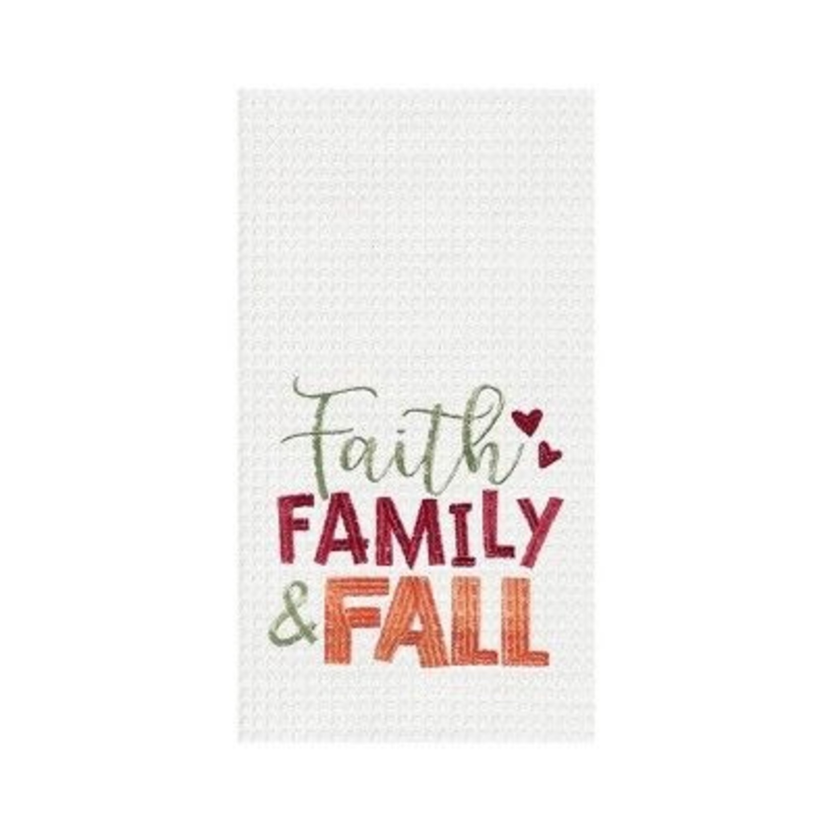 Faith Family Fall Tea Towel