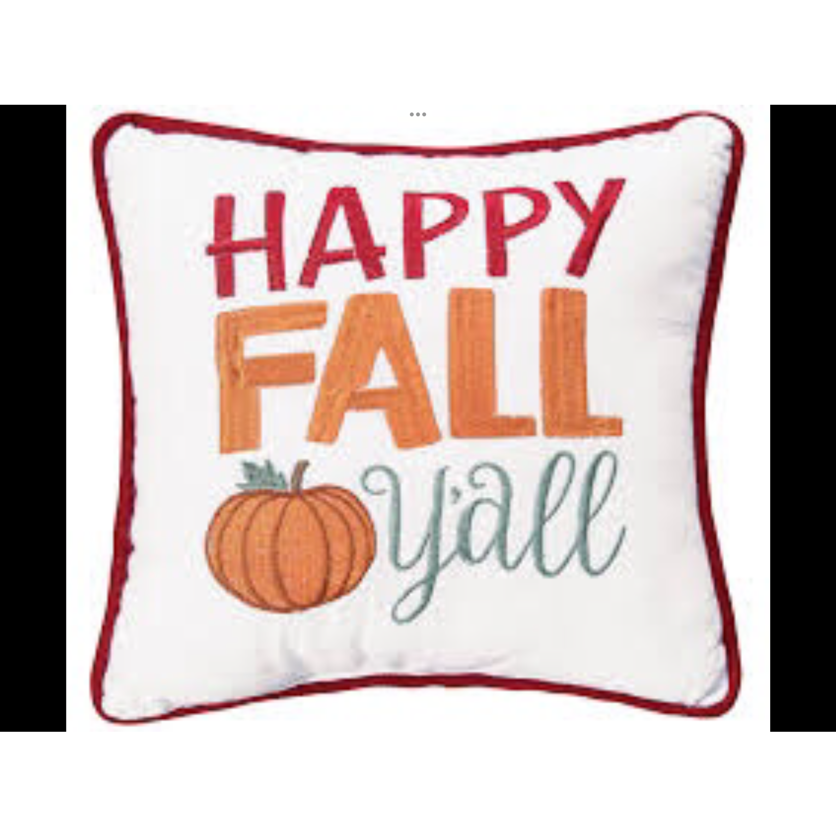 Happy Fall Y'all Pillow