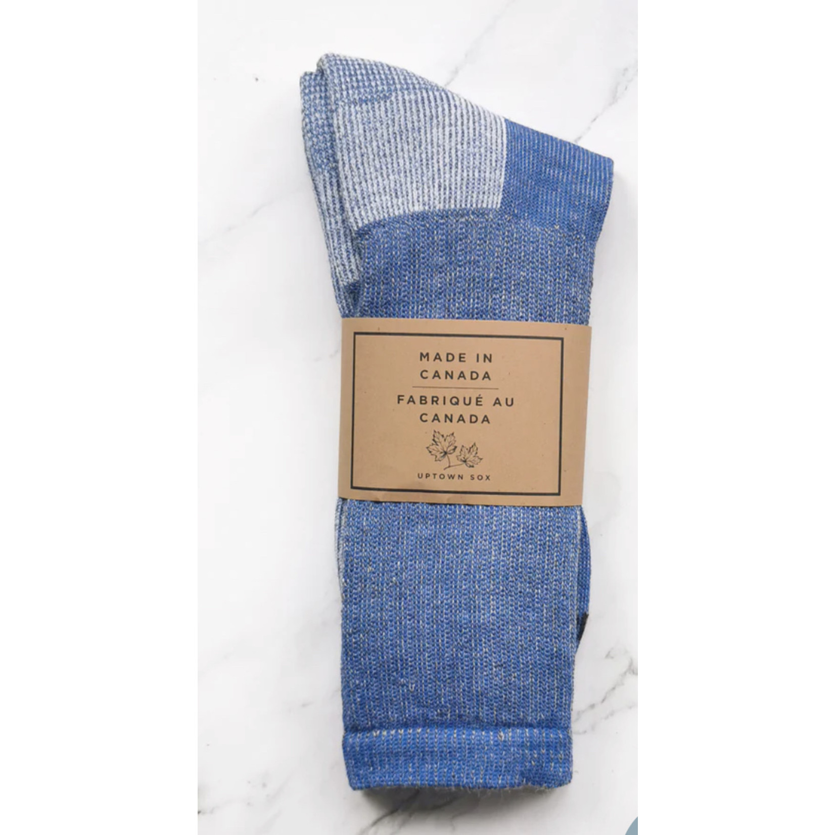 Uptown Sox Merino Wool Socks Blue