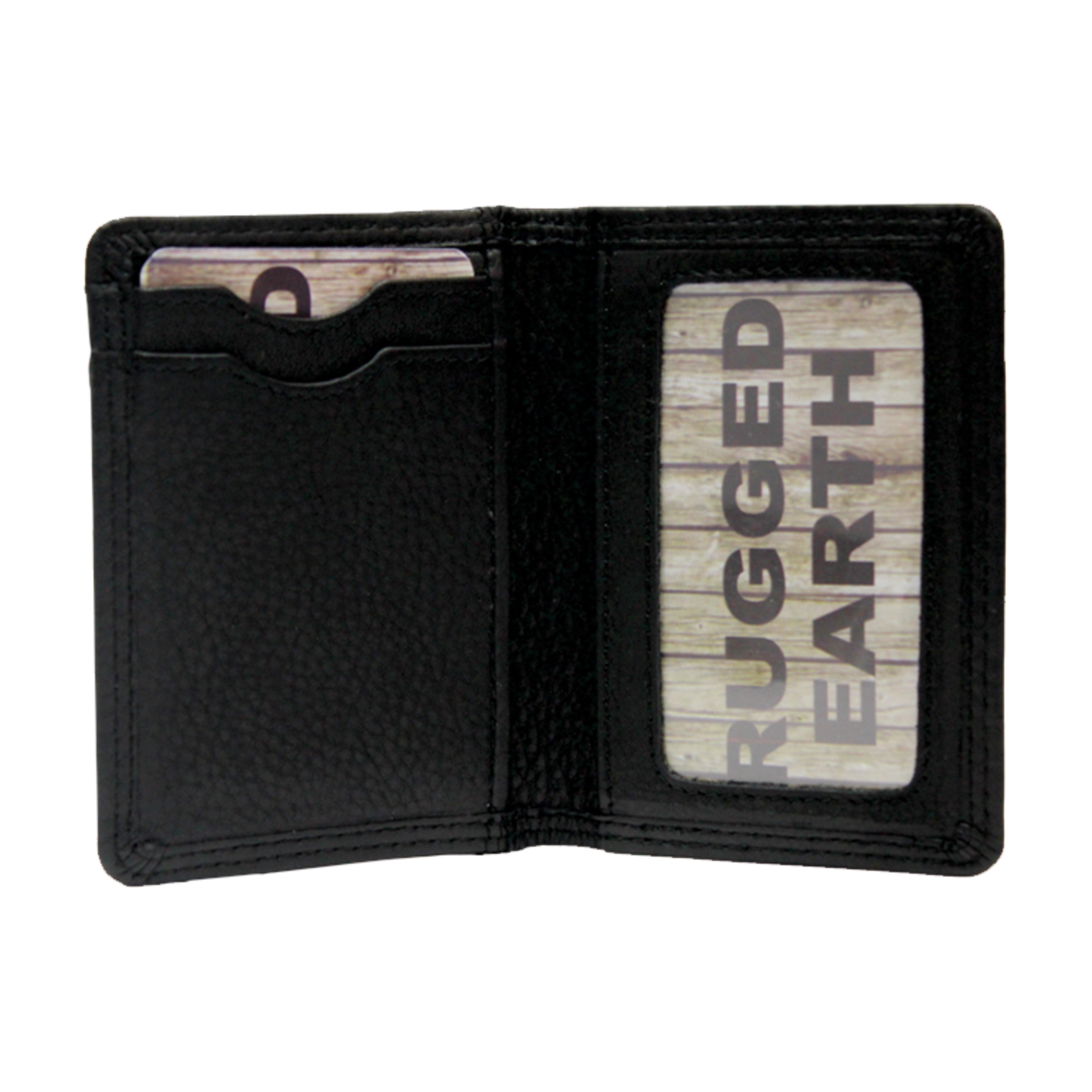 Rugged Earth Leather Credit Card Wallet