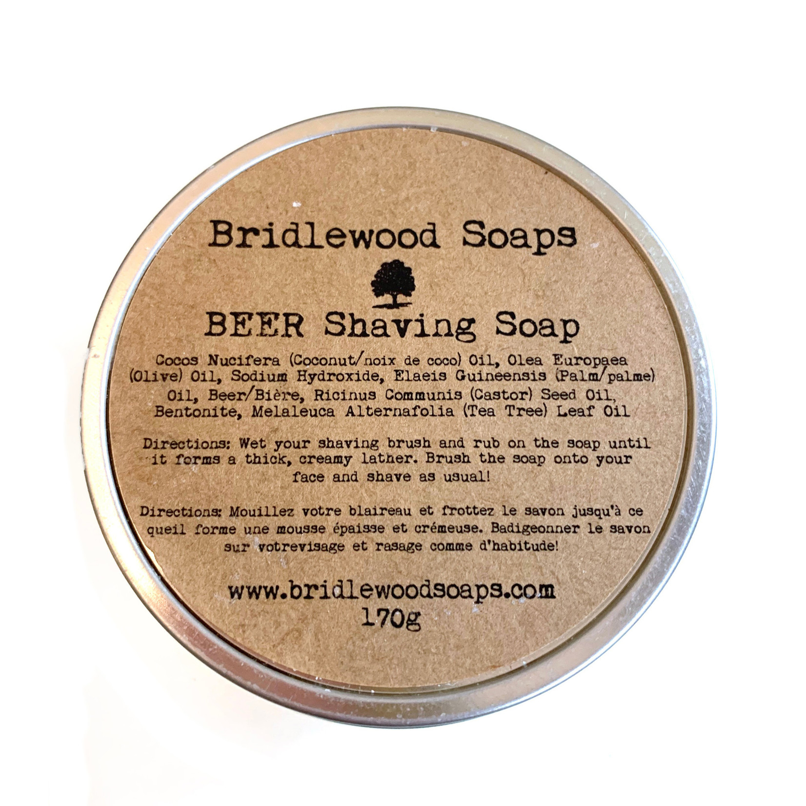 Bridlewood Soaps Beer Shaving Soap