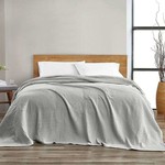 Waffle Grey King Quilt and Shams
