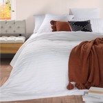 Brunelli Coconut Queen Duvet Cover and Shams