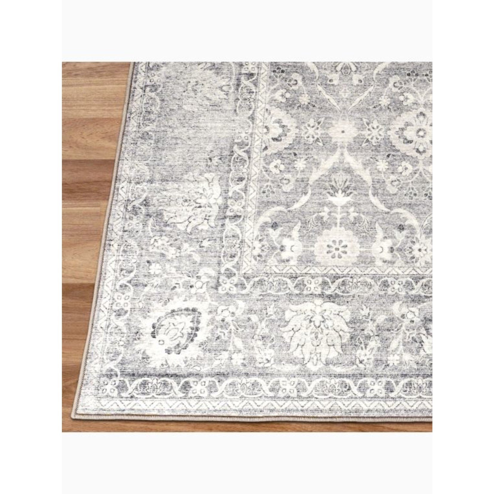 ReaLife Noor Vintage - Silver Ivory Washable Rug