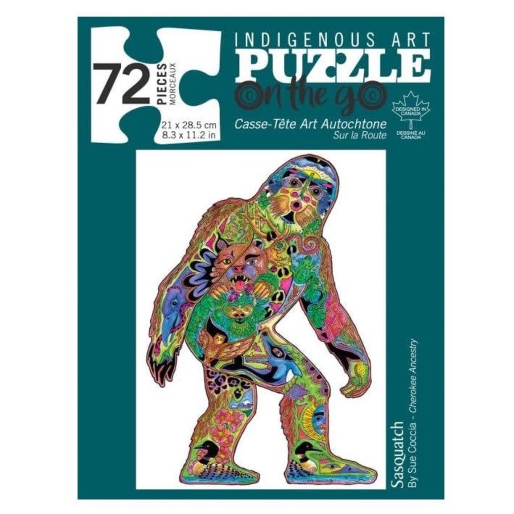 Indigenous 72-Piece Puzzle in Tin