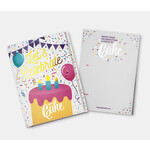InstaCake Cards Let's Celebrate Cake Card