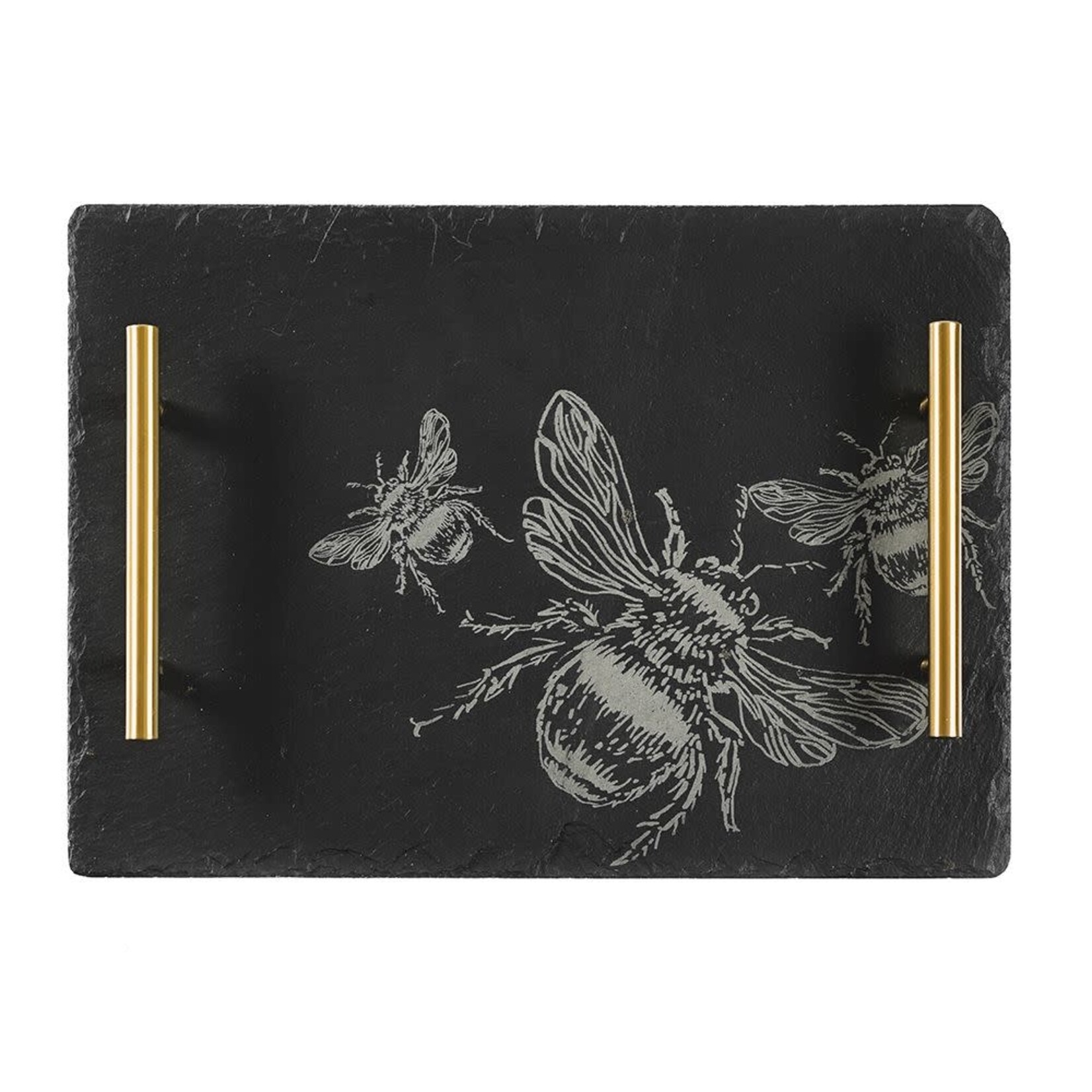 Selbrae House Slate Serving Tray Gift Boxed - Bee