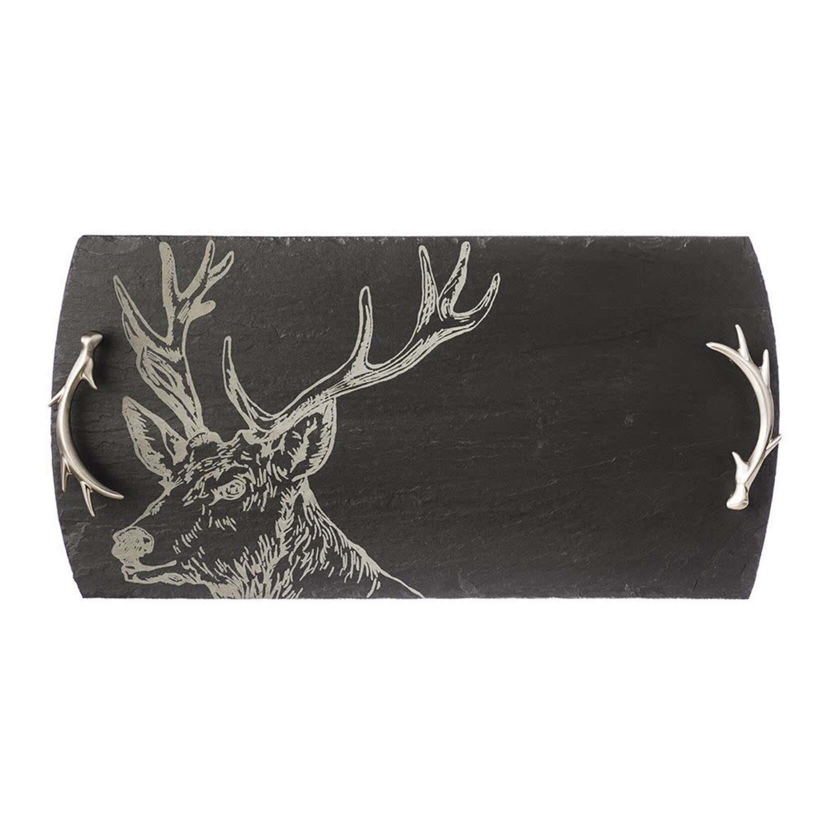 Selbrae House Slate Serving Tray Gift Boxed - Stag