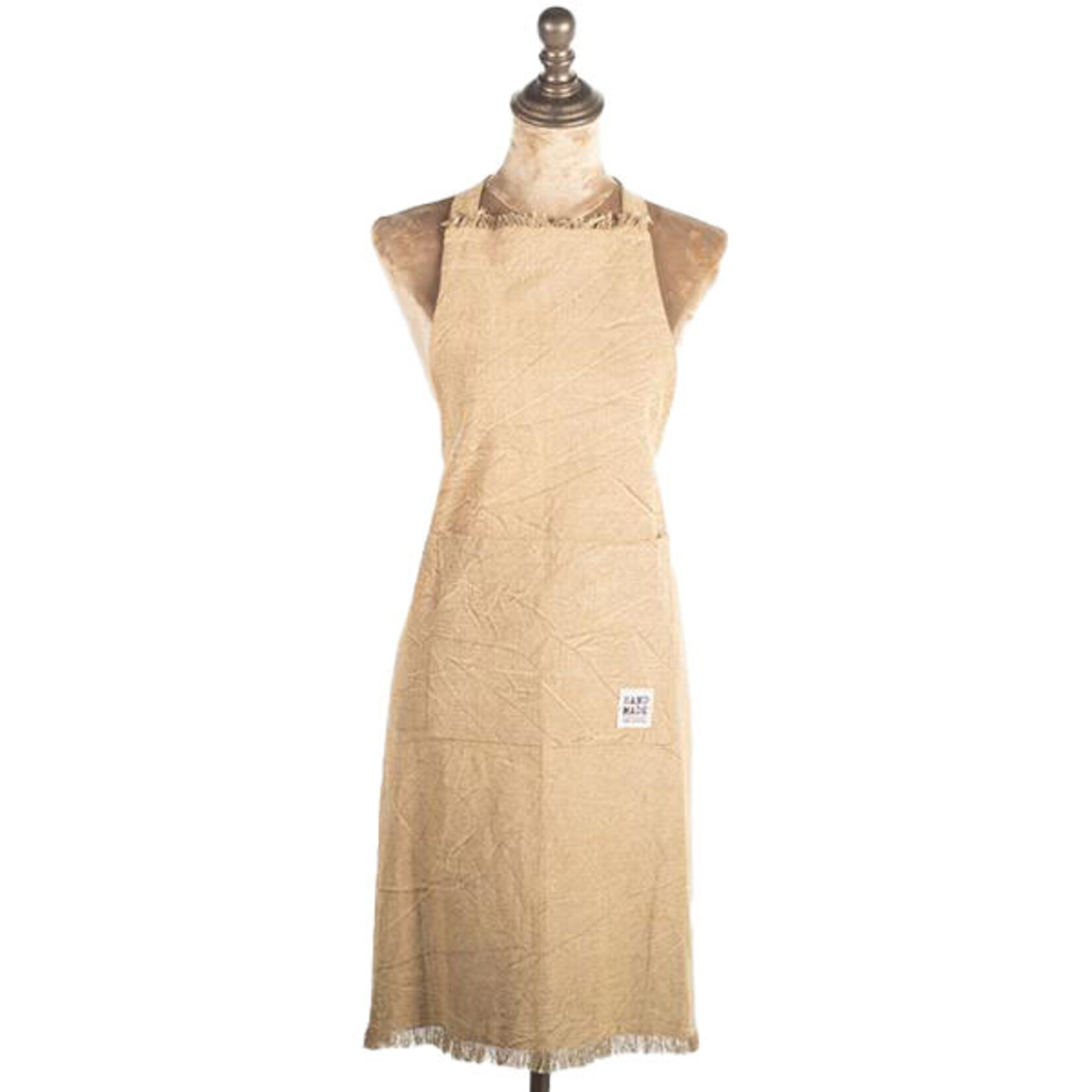 Beige Stone Washed Apron