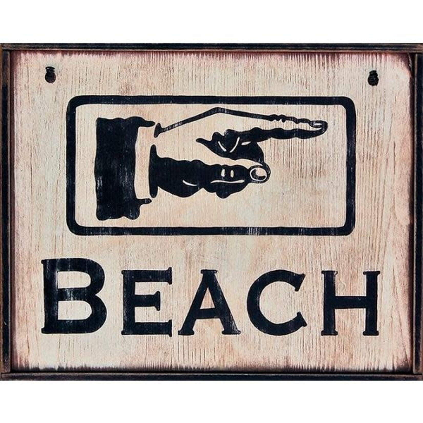 Beach This Way Wall Plaque