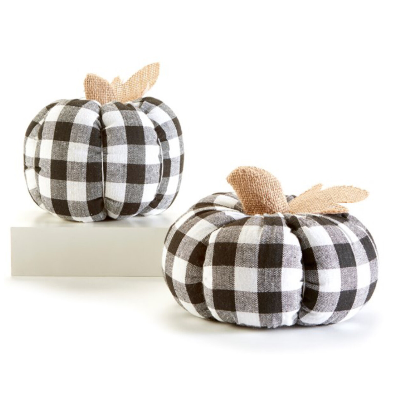 Plaid Plush Pumpkins