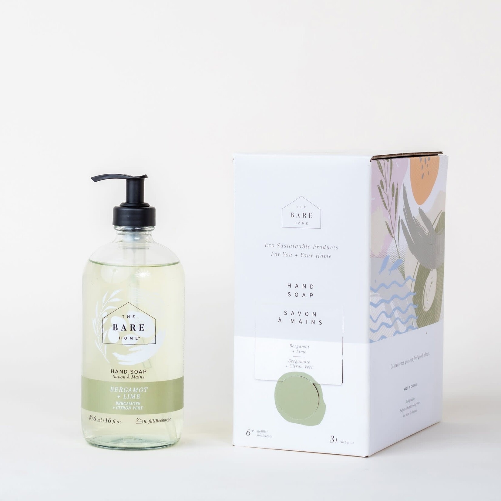 The Bare Home Hand Soap Bergamot & Lime