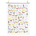 Speckle Dogs Tea Towel