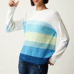 Parkhurst Makes Me Happy Sweater Denim Combo