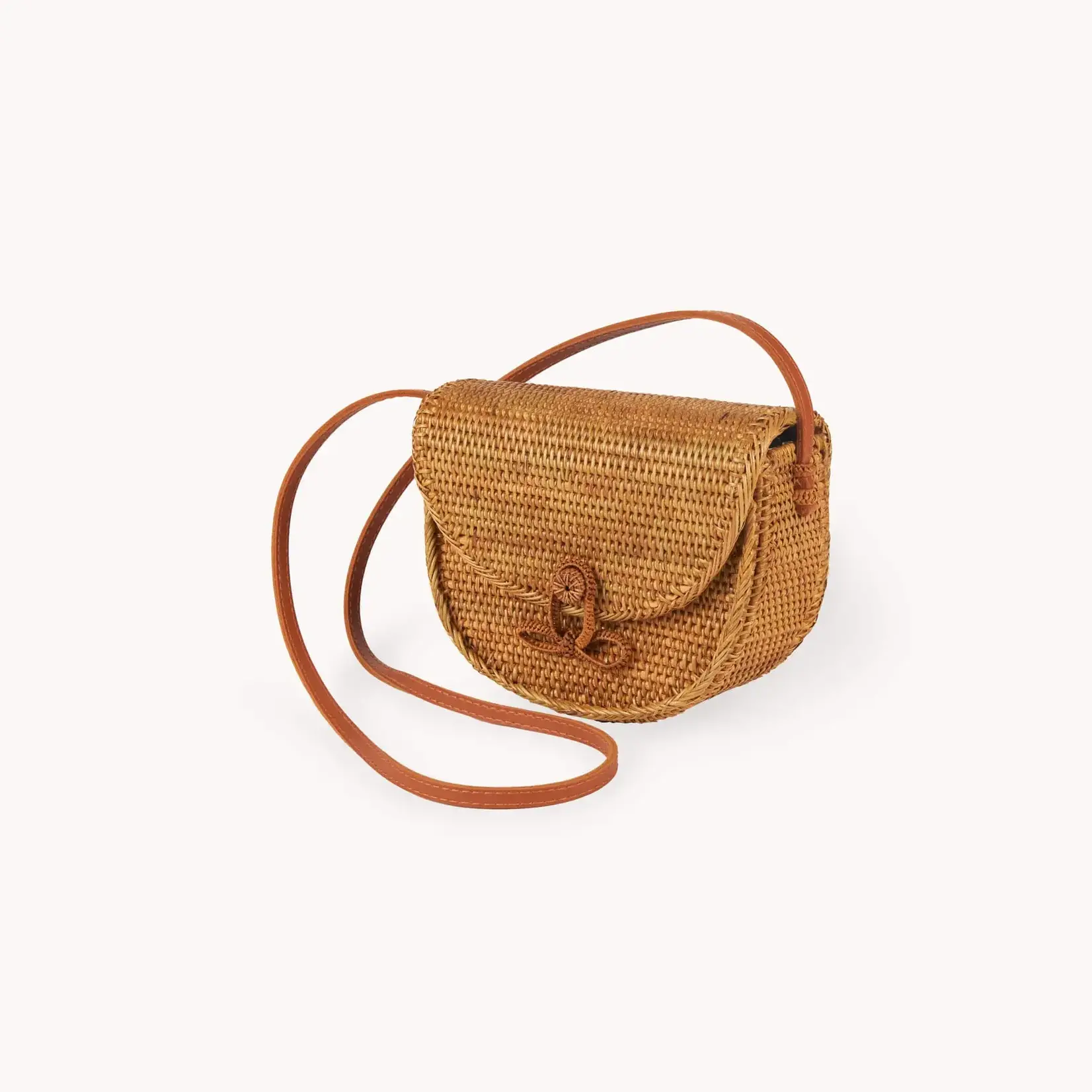 Pokoloko Bali Half Moon Bag - Caramel