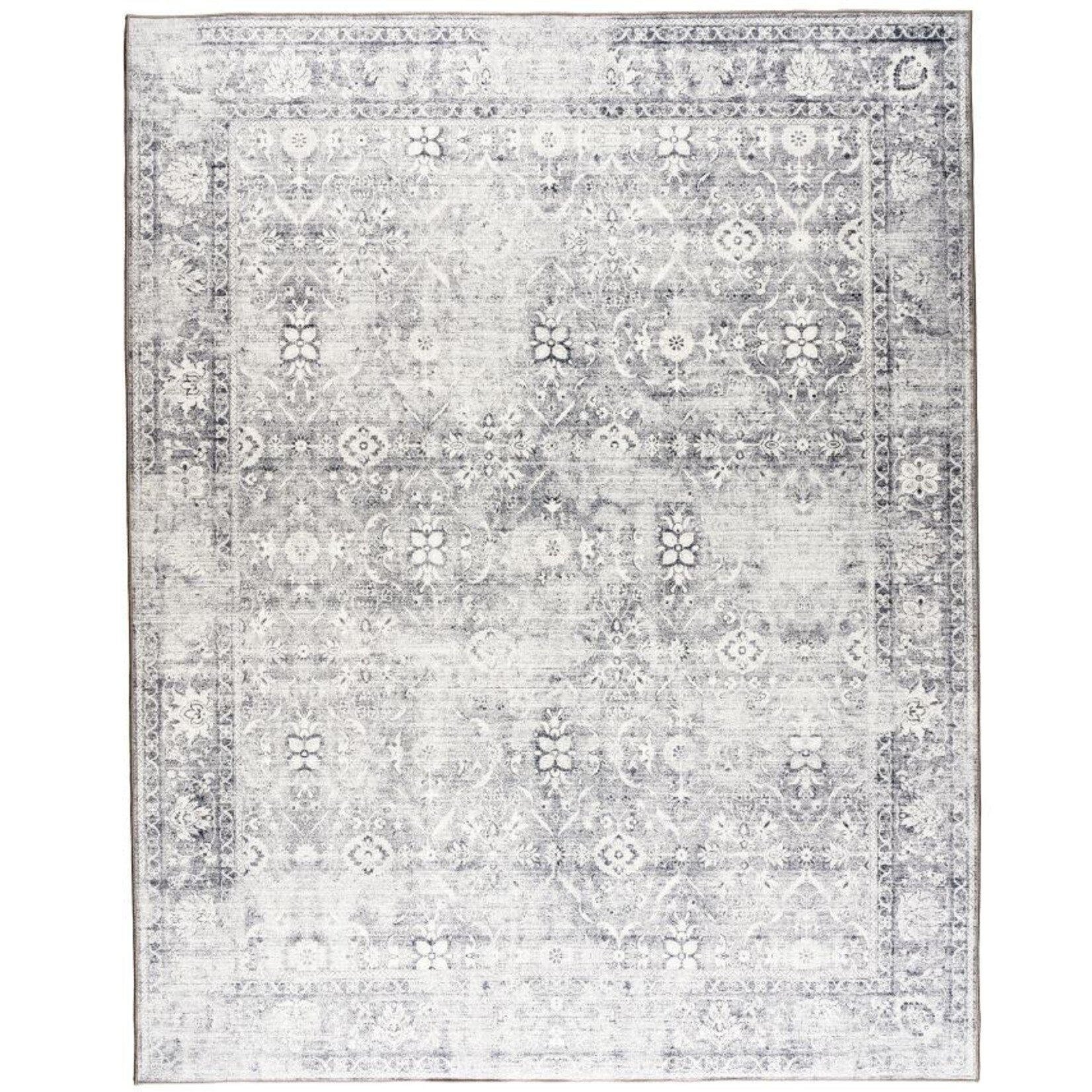 ReaLife Noor Vintage - Silver Ivory Washable Rug