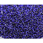 #15 TOHO SEED BEADS, SILVER LINED COBALT, 8 GRAMS, 1X1MM
