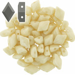 GEMDUOS,  8X5MM, LUSTER OPAQUE CHAMPAGNE CREAM, 50PCS, 11GMS