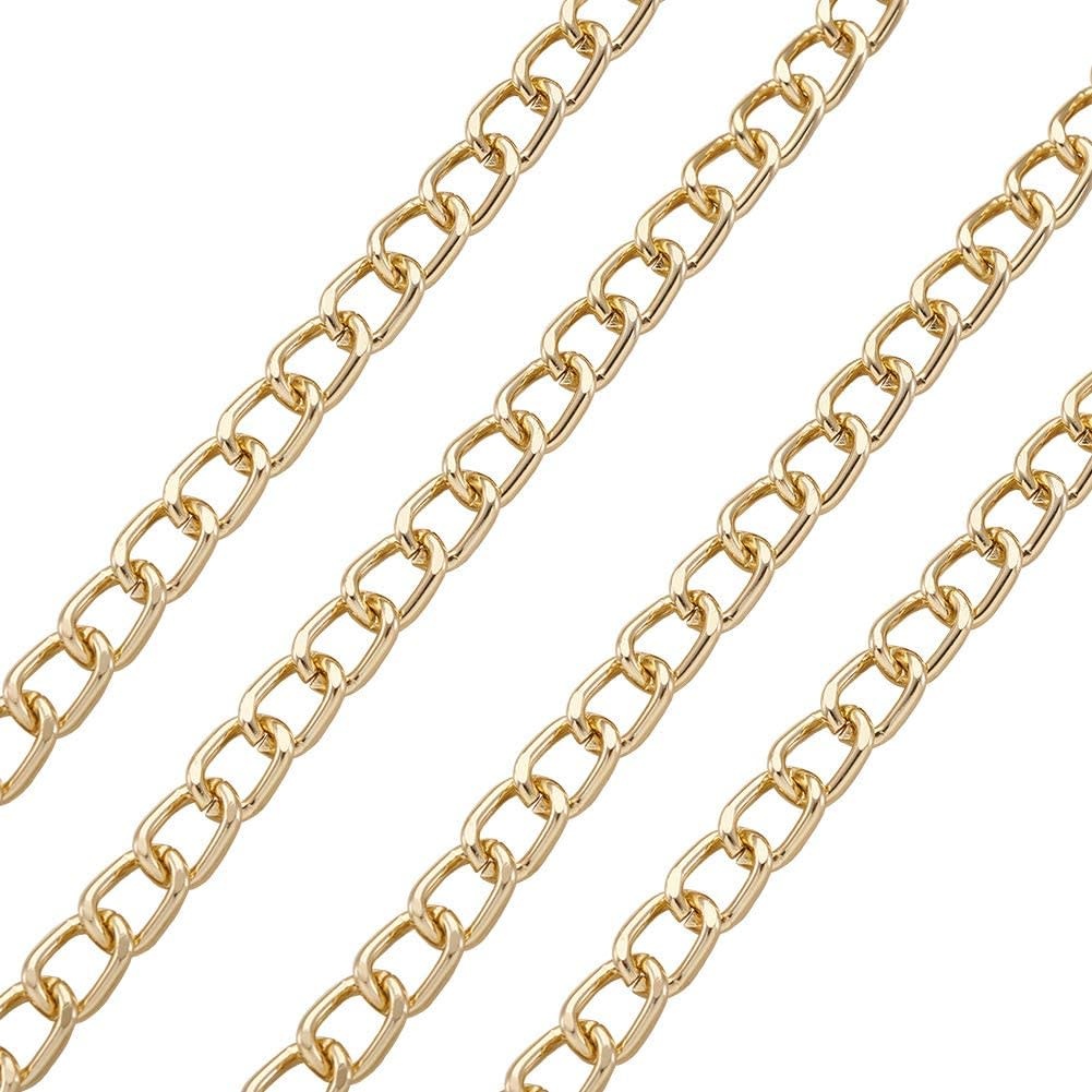 Aluminum curb chain deals
