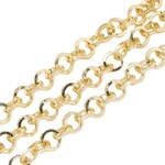 GP ALUMINUM ROLO CHAIN, 8X1.6MM, by the foot