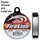 6lb Fireline, Crystal, 50 yards, 0.006"/0.15mm, 28gms/1oz