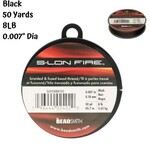 8lb S-Lon Fire, 50yds, Black, 0.007 inch/0.18 mm  Diameter, 28gms/1oz