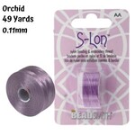 S-Lon Fine D Thread, orchid, 49 yards, size- 0.11mm diameter