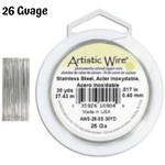 26 Gauge Stainless Steel Wire, 90ft/30yds