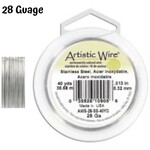 28 Gauge Stainless Steel Wire, 120ft/40yds