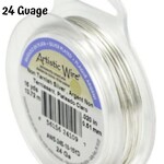 24 Gauge Tarnish Resistant, Silver Plated Copper Wire, 45ft/15yds