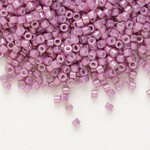 #11 Delica Seed Beads, Opaque Luster Pink Mauve, DB253-TB, 1 two inch tube, approx 1440 beads, 7.2 grams
