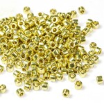 #11 Delica Seed Beads, Duracoat Galvanized Yellow Gold, DB2502-TB, 1 two inch tube, approx 1440 beads, 7.2 grams