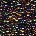 #6 Miyuki Seed Beads - Mix Heavy Metals, 6-9Mix23-TB, 1 five inch tube, approx 240 beads, 20 grams