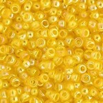 #6 Miyuki Seed Beads - Transparent Yellow, 6-9136-TB, 1 five inch tube, approx 240 beads, 20 grams