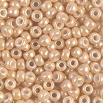 #6 Miyuki Seed Beads - Light Caramel Ceylon, 6-9593-TB, 1 five inch tube, approx 240 beads, 20 grams